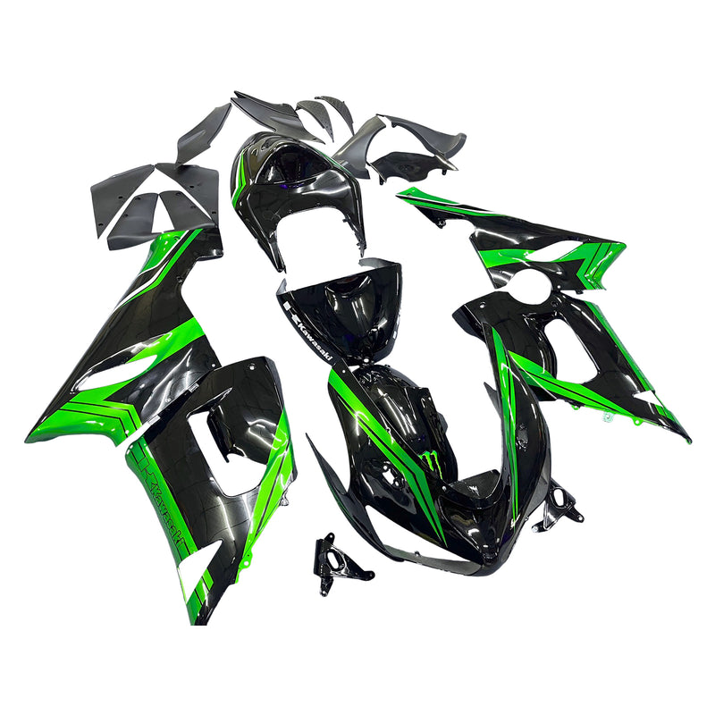 Amotopart Kawasaki ZX6R 636 2005-2006 Fairing Kit Bodywork Plastic ABS