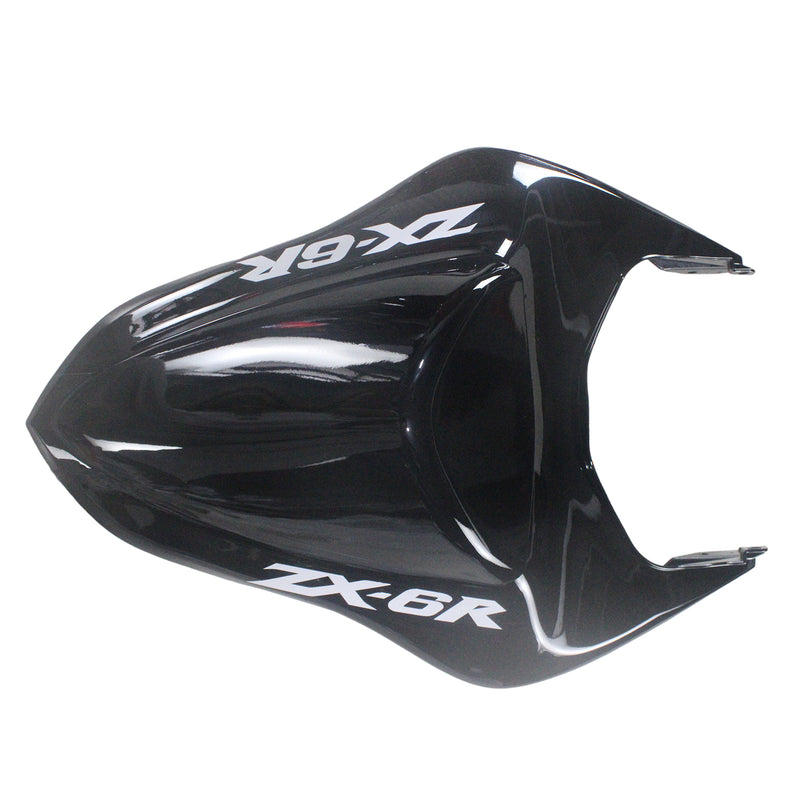 Fairings 2007-2008 Kawasaki ZX6R ZX636 Black Ninja Racing Generic