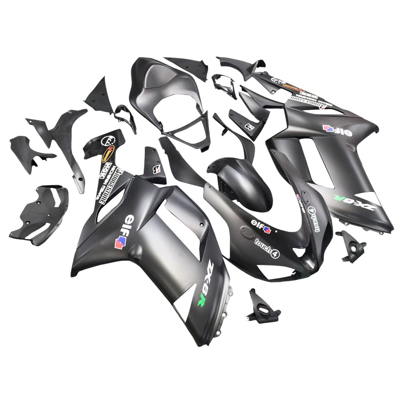 Amotopart Kawasaki ZX6R 636 2007-2008 Fairing Kit Bodywork Plastic ABS