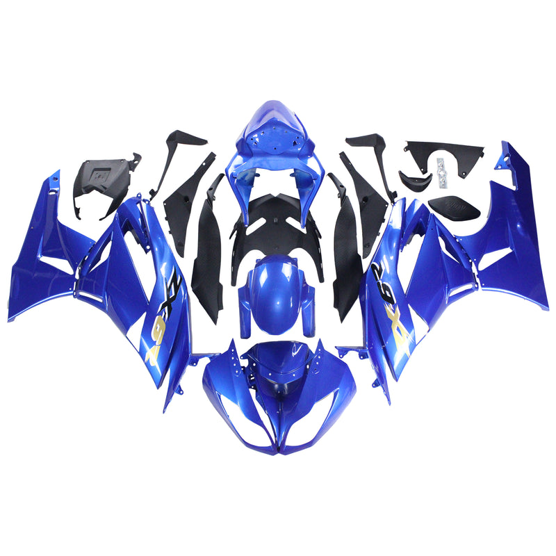 Amotopart Kawasaki ZX6R 636 2009-2012 Fairing Kit Bodywork Plastic ABS