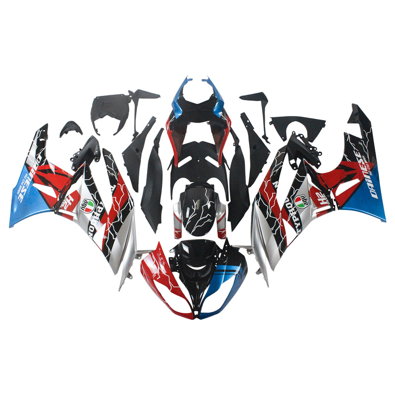 Amotopart Kawasaki ZX6R 636 2009-2012 Fairing Kit Bodywork Plastic ABS