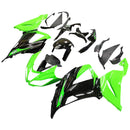 Fairings 2013-2018 Plastics Kawasaki ZX6R 636 Green Black Ninja Racing Generic