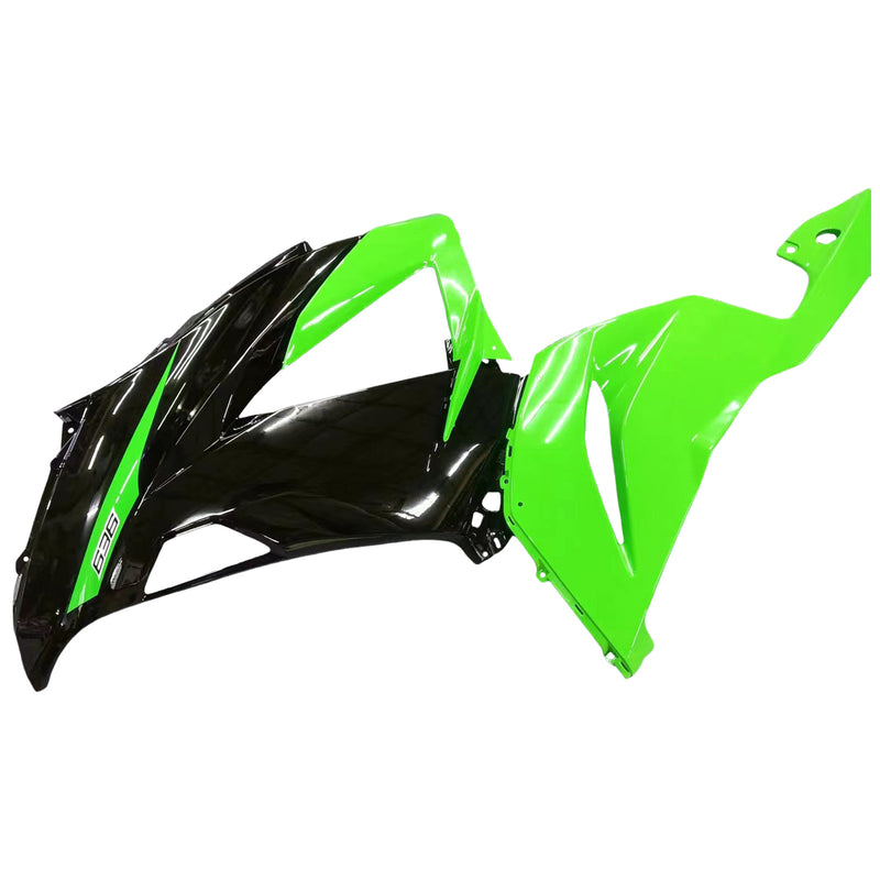 Fairings 2013-2018 Plastics Kawasaki ZX6R 636 Green Black Ninja  Generic