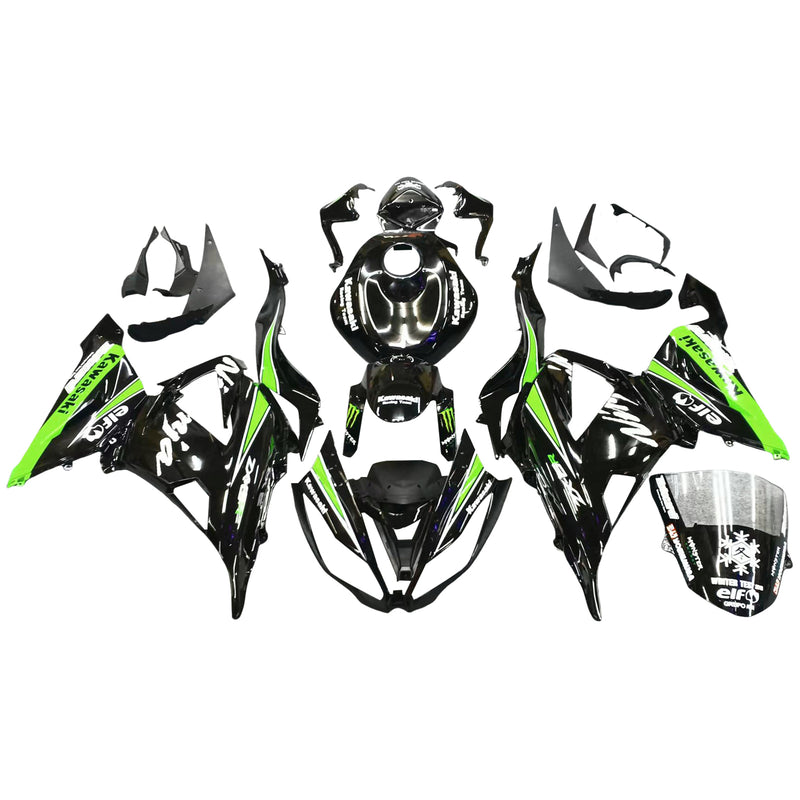 Amotopart Kawasaki ZX6R 636 2013-2018 Fairing Kit Bodywork Plastic ABS