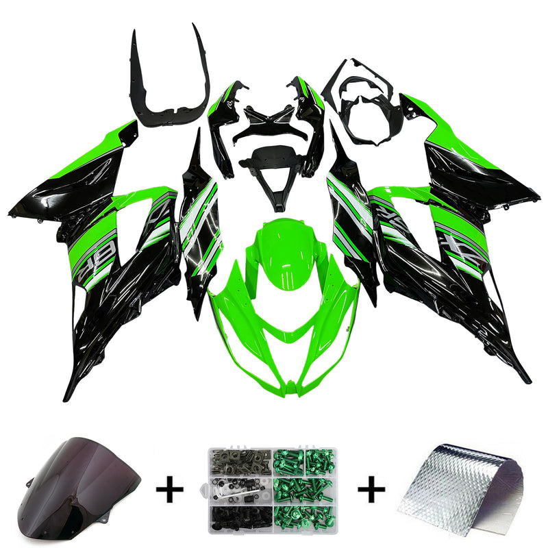 Amotopart Kawasaki ZX6R 636 2013-2018 Fairing Kit Bodywork Plastic ABS