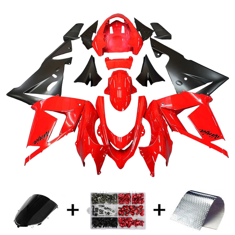 Fairings 2004-2005 Kawasaki ZX10R Red and Black Ninja  Generic