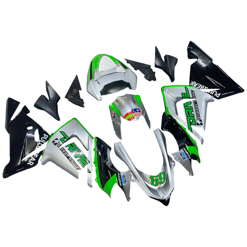 Amotopart Kawasaki ZX10R 2004-2005 Fairing Kit Bodywork Plastic ABS