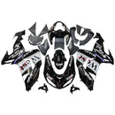 Fairings 2006-2007 Kawasaki ZX 10R Black White West  Generic
