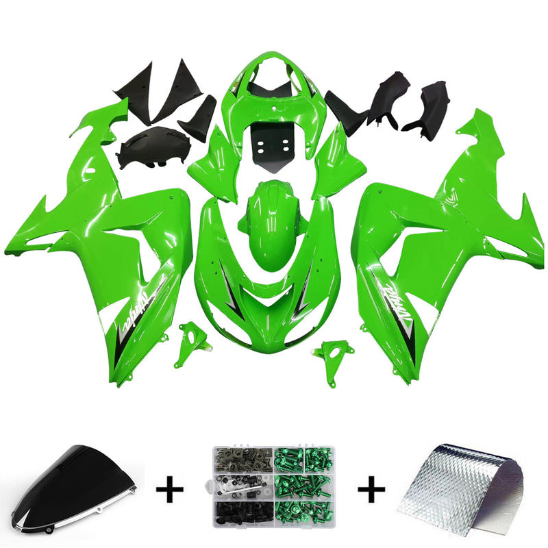 Amotopart Kawasaki ZX10R 2006-2007 Fairing Kit Bodywork Plastic ABS