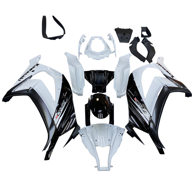 Fairings 2011-2015 Plastics Kawasaki ZX10R Ninja White ZX10R  Generic