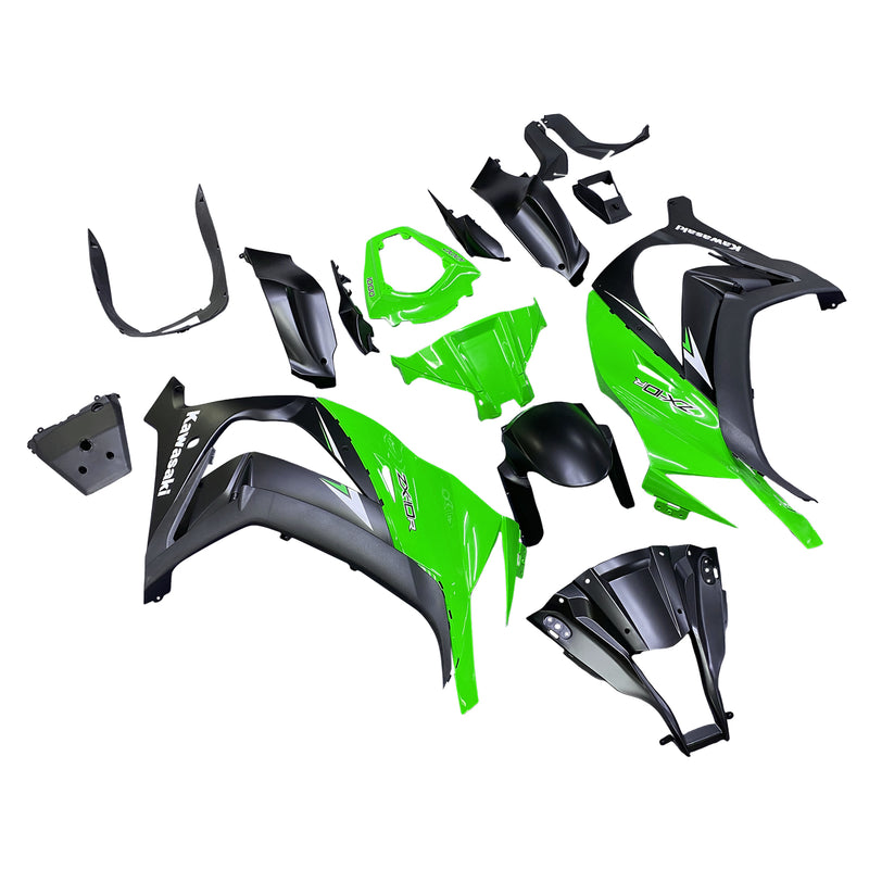 Fairings 2011-2015 Plastics Kawasaki ZX10R Ninja Green Black ZX10R  Generic