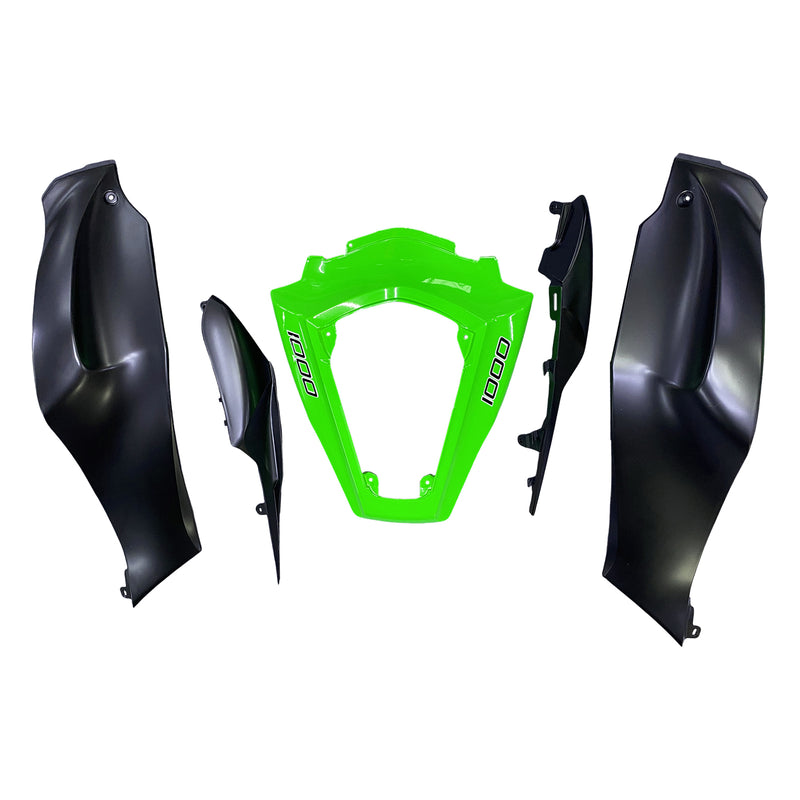 For Ninja ZX10R 2011-2015 Green Black Bodywork Fairing ABS Injection Molded Plastics Set 8