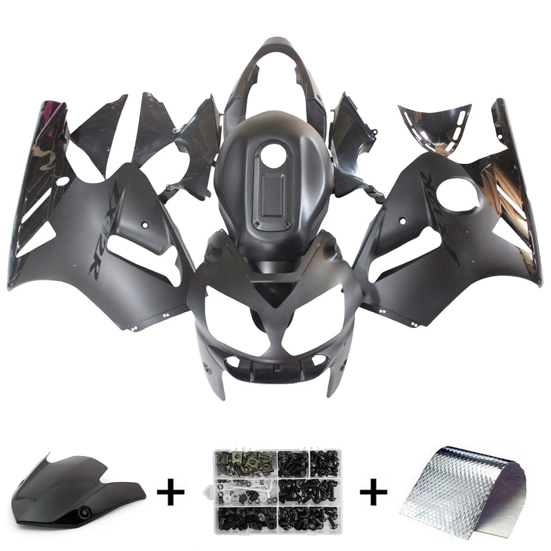 For Ninja ZX12R 2002-2005 Black Bodywork Fairing ABS Injection Molded Plastics Set 6#