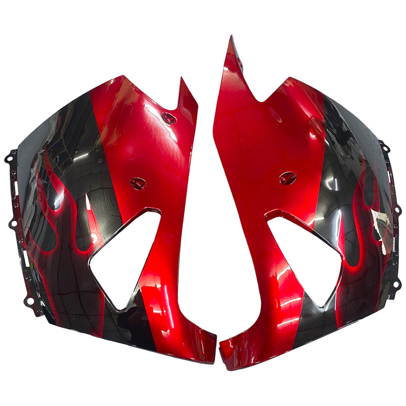 Fairings 2006-2011 Kawasaki ZX14R Black & Red Flame Ninja  Generic