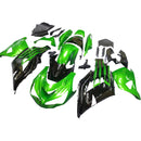 Fairings Plastics 2012-2022 Kawasaki ZX14R Ninja Green Black Racing Generic