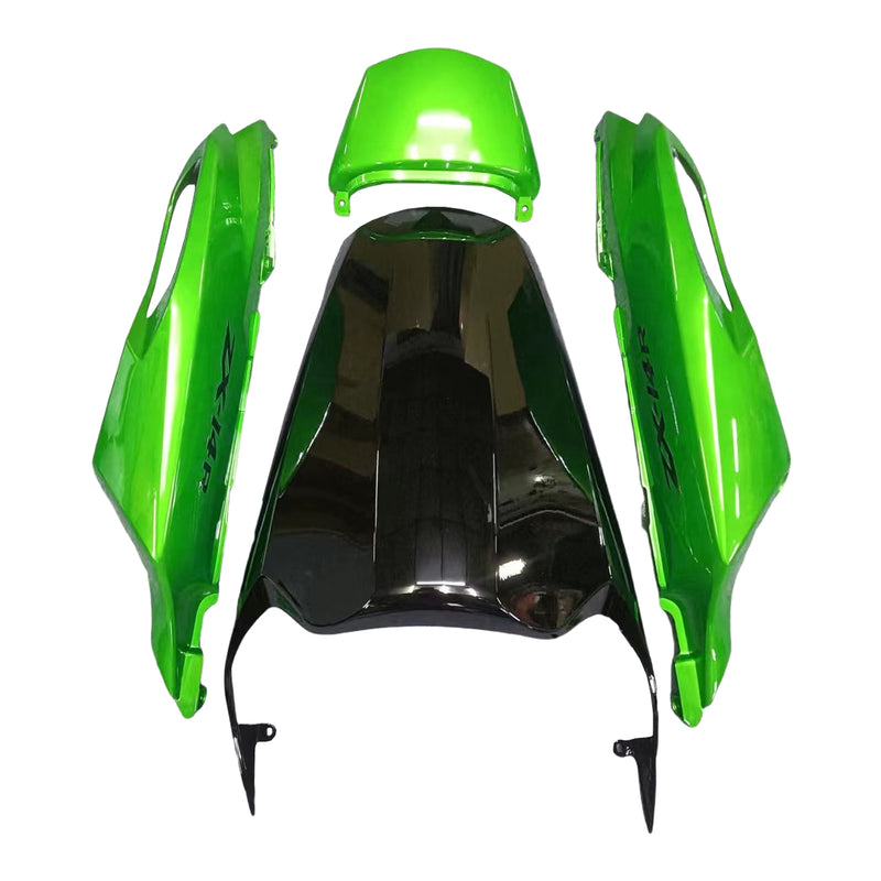 Fairings Plastics 2012-2022 Kawasaki ZX14R Ninja Green Black Racing Generic