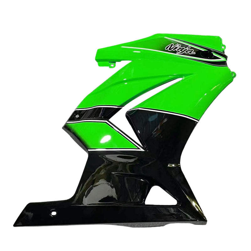 Fairings 2008-2012 Kawasaki ZX250R EX250 Green Black Ninja ZX250  Generic