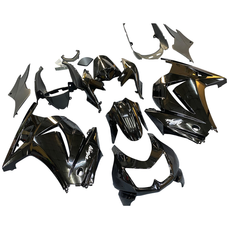 Fairings 2008-2012 Kawasaki ZX250R EX250 Black Ninja ZX250  Generic