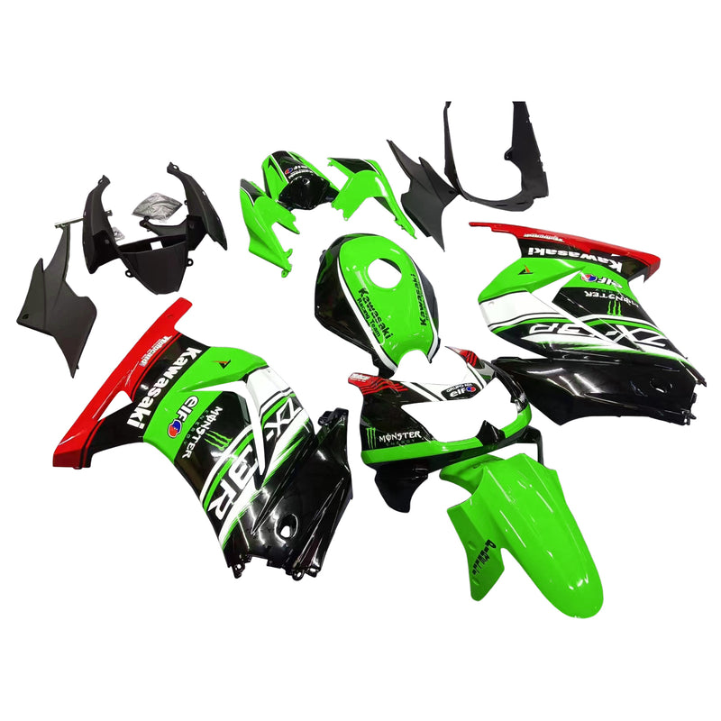 Amotopart Kawasaki EX250 Ninja250R 2008-2012 Fairing Kit Bodywork Plastic ABS