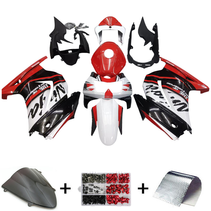 Amotopart Kawasaki EX250 Ninja250R 2008-2012 Fairing Kit Bodywork Plastic ABS