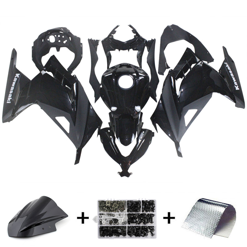 Amotopart Kawasaki EX300/Ninja300 2013-2017 Fairing Kit Bodywork Plastic ABS