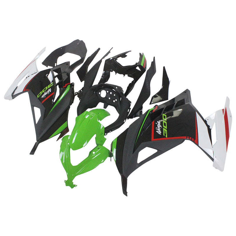 Amotopart Kawasaki EX300/Ninja300 2013-2017 Fairing Kit Bodywork Plastic ABS