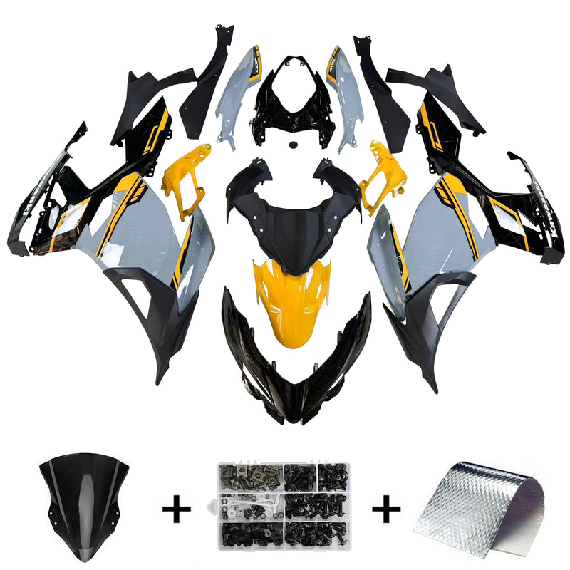 Amotopart Kawasaki EX400 Ninja400 2018-2023 Fairing Kit Bodywork Plastic ABS