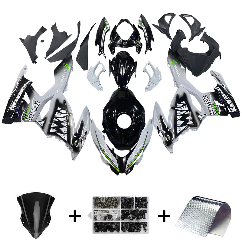 Amotopart Kawasaki EX400 Ninja400 2018-2023 Fairing Kit Bodywork Plastic ABS