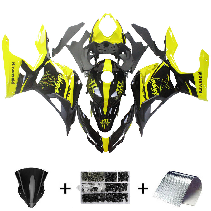 Amotopart Kawasaki EX400 Ninja400 2018-2023 Fairing Kit Bodywork Plastic ABS