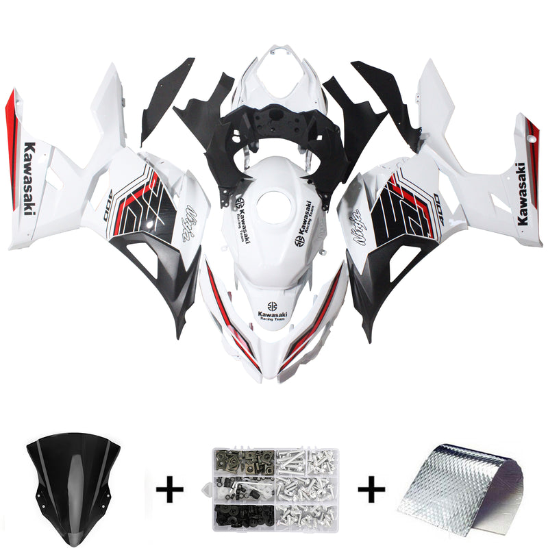 Amotopart Kawasaki EX400/Ninja400 2018-2023  Fairing Kit Bodywork Plastic ABS