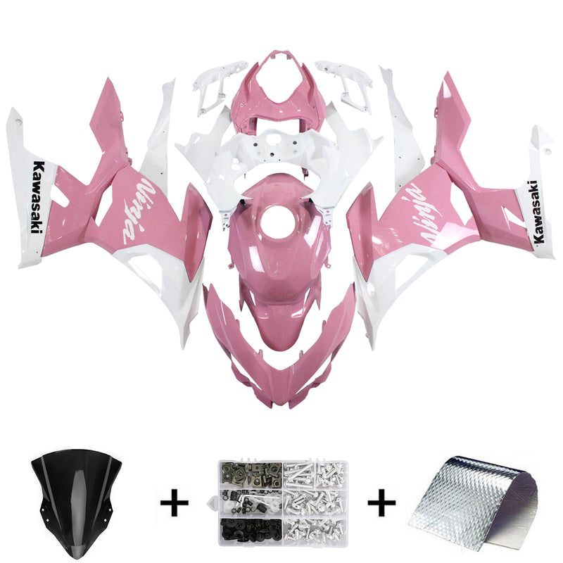 Amotopart Kawasaki EX400/Ninja400 2018-2023 Fairing Kit Bodywork Plastic ABS