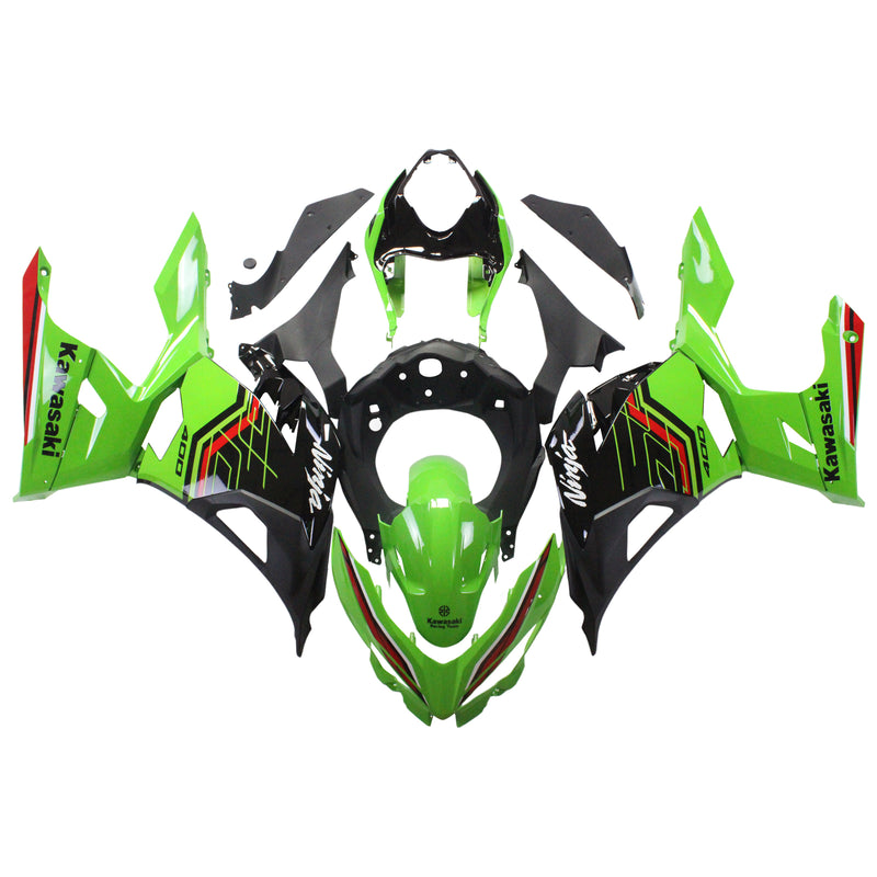 Amotopart Kawasaki EX400/Ninja400 2018-2023 Fairing Kit Bodywork Plastic ABS