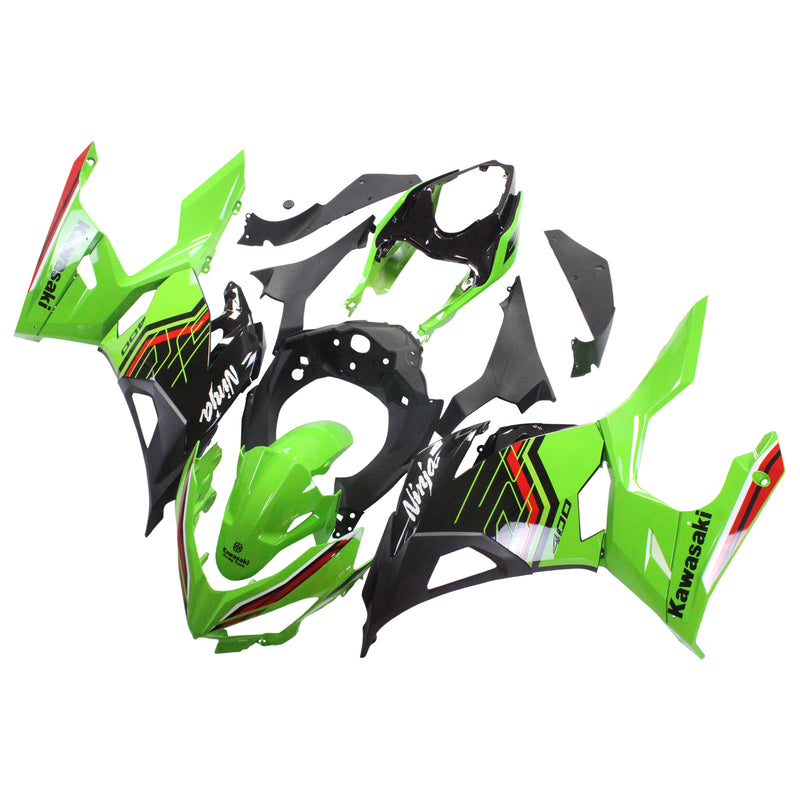 Amotopart Kawasaki EX400/Ninja400 2018-2023 Fairing Kit Bodywork Plastic ABS