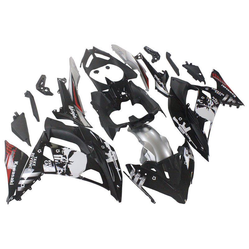 Amotopart Kawasaki ER6F/Ninja650R 2017-2019 Fairing Kit Bodywork Plastic ABS