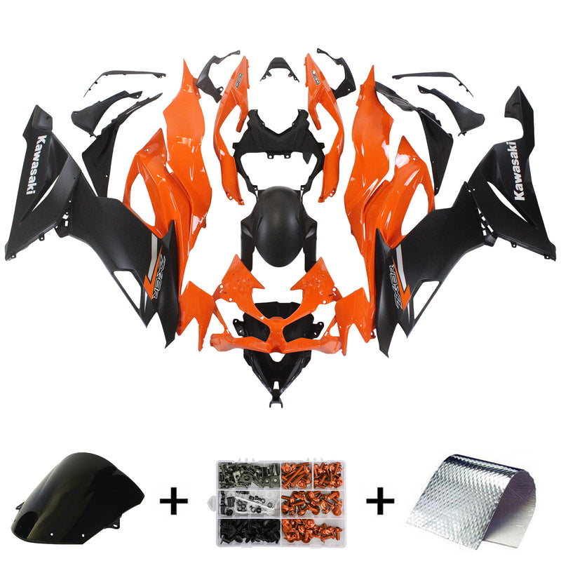 Amotopart Kawasaki ZX6R 2019-2023 Fairing Kit Bodywork Plastic ABS