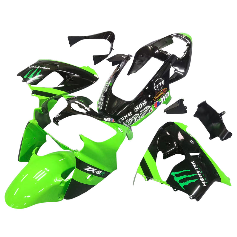 Amotopart Kawasaki ZX9R 2002-2003 Fairing Kit Bodywork Plastic ABS