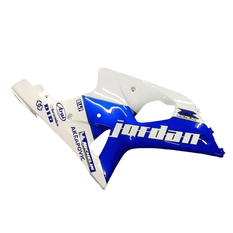 Fairings 2000-2002 Suzuki GSXR 1000 White & Blue Jordan  Generic