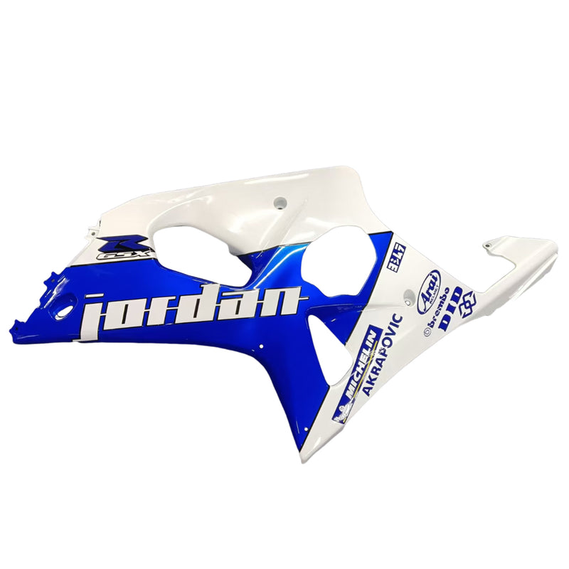 Fairings 2000-2002 Suzuki GSXR 1000 White & Blue Jordan Racing Generic