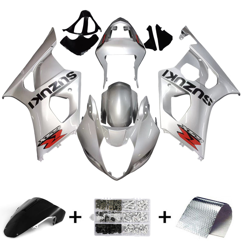 Fairings 2003-2004 Suzuki GSXR 1000 Silver GSXR  Generic