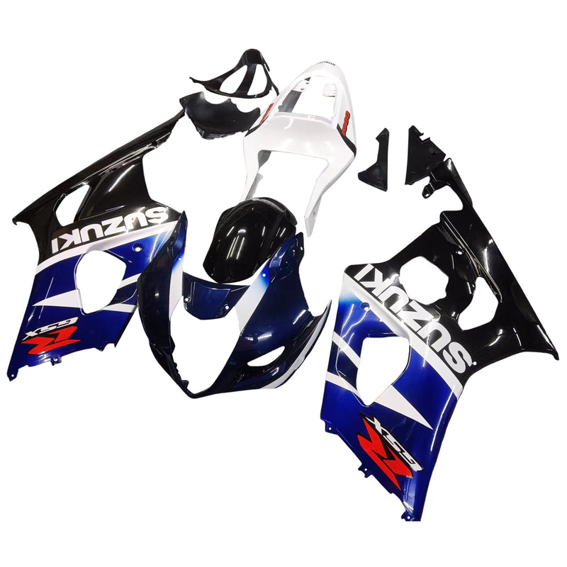 Fairings 2003-2004 Suzuki GSXR 1000 Black Blue White GSXR  Generic