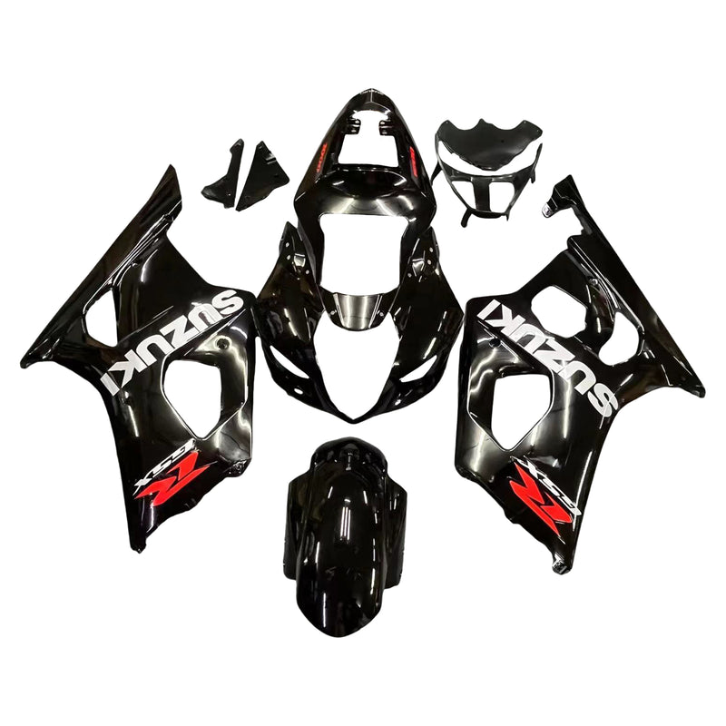 Fairings 2003-2004 Suzuki GSXR 1000  Black Suzuki Racing Generic