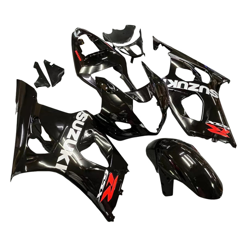 Fairings 2003-2004 Suzuki GSXR 1000  Black Suzuki Racing Generic