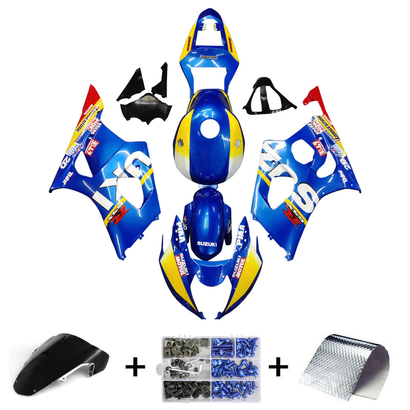 Amotopart Suzuki GSXR1000 2003-2004 K3 Fairing Kit Bodywork Plastic ABS