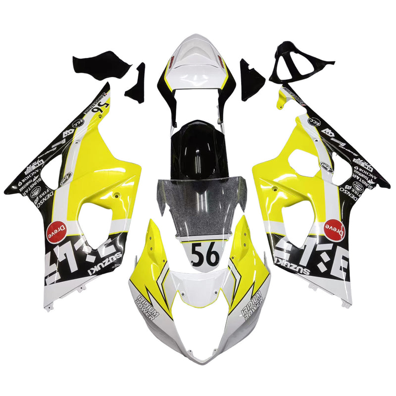 Amotopart Suzuki GSXR1000 2003-2004 K3 Fairing Kit Bodywork Plastic ABS