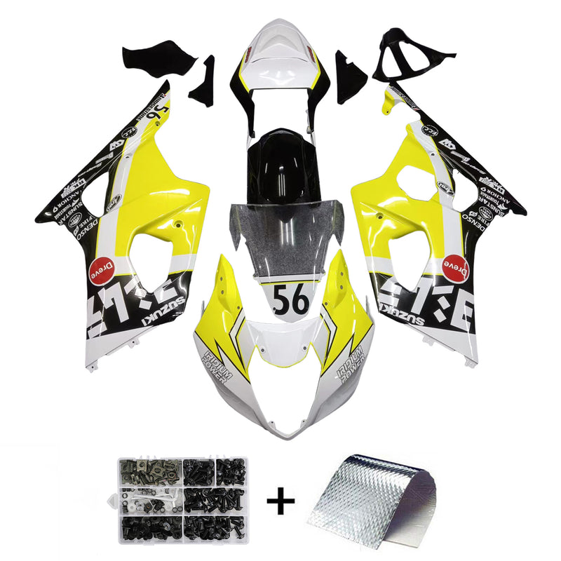 Amotopart Suzuki GSXR1000 2003-2004 K3 Fairing Kit Bodywork Plastic ABS