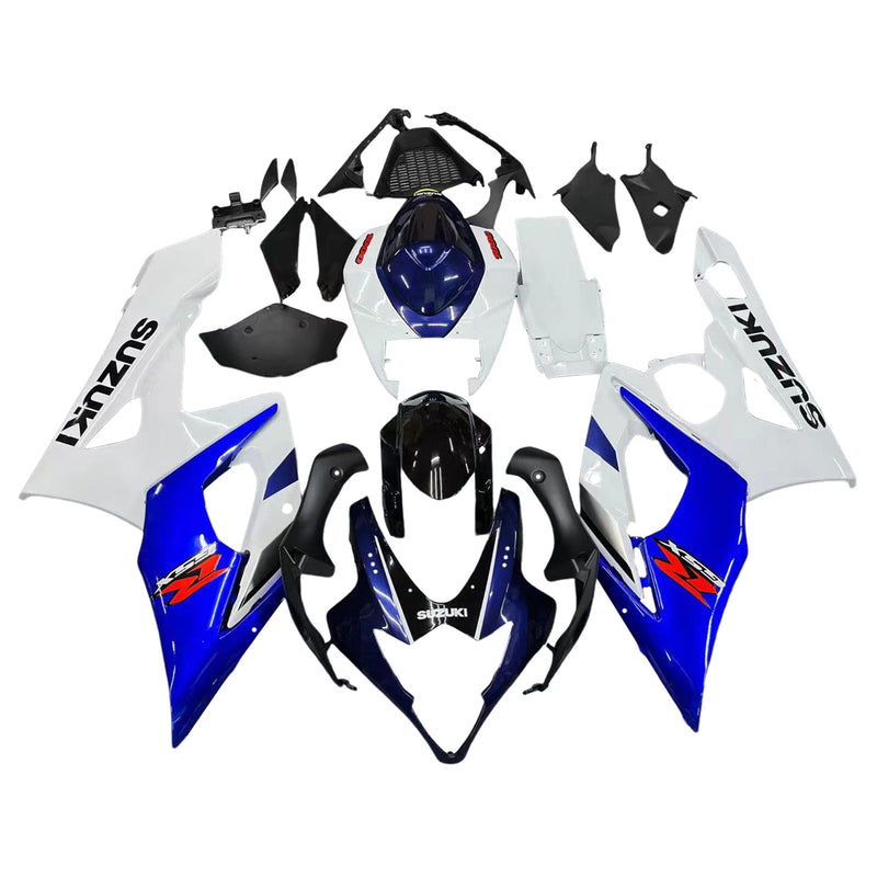 Fairings 2005-2006 Suzuki GSXR 1000 White & Blue GSXR  Generic