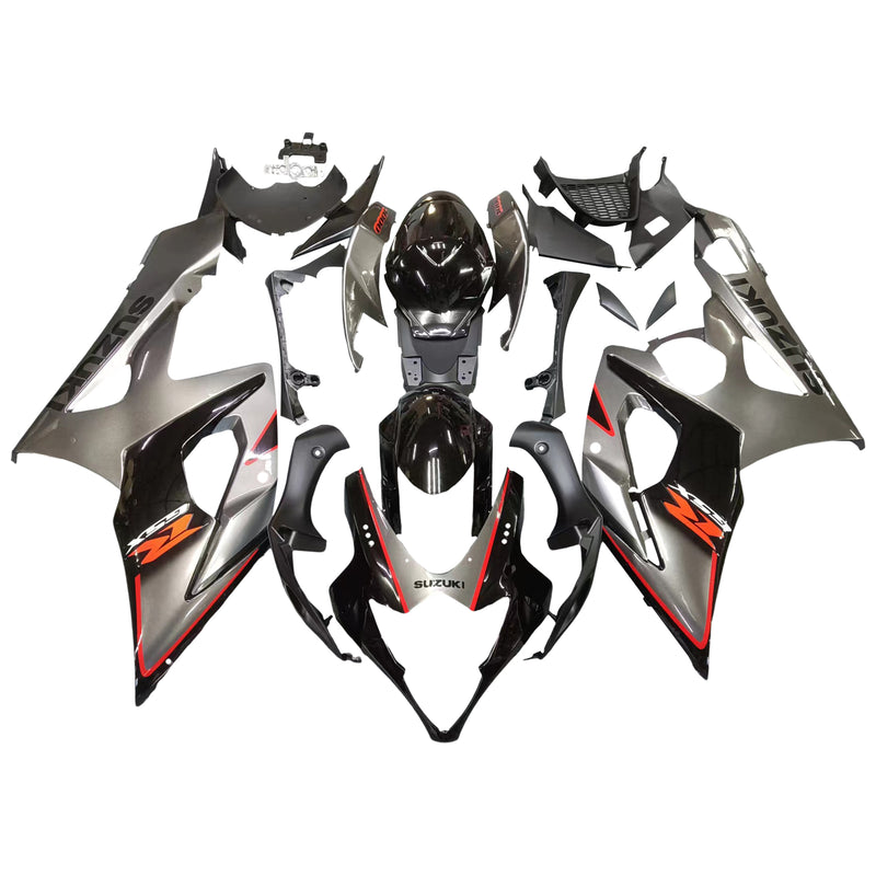 Fairings 2005-2006 Suzuki GSXR 1000 Silver & Black GSXR  Generic