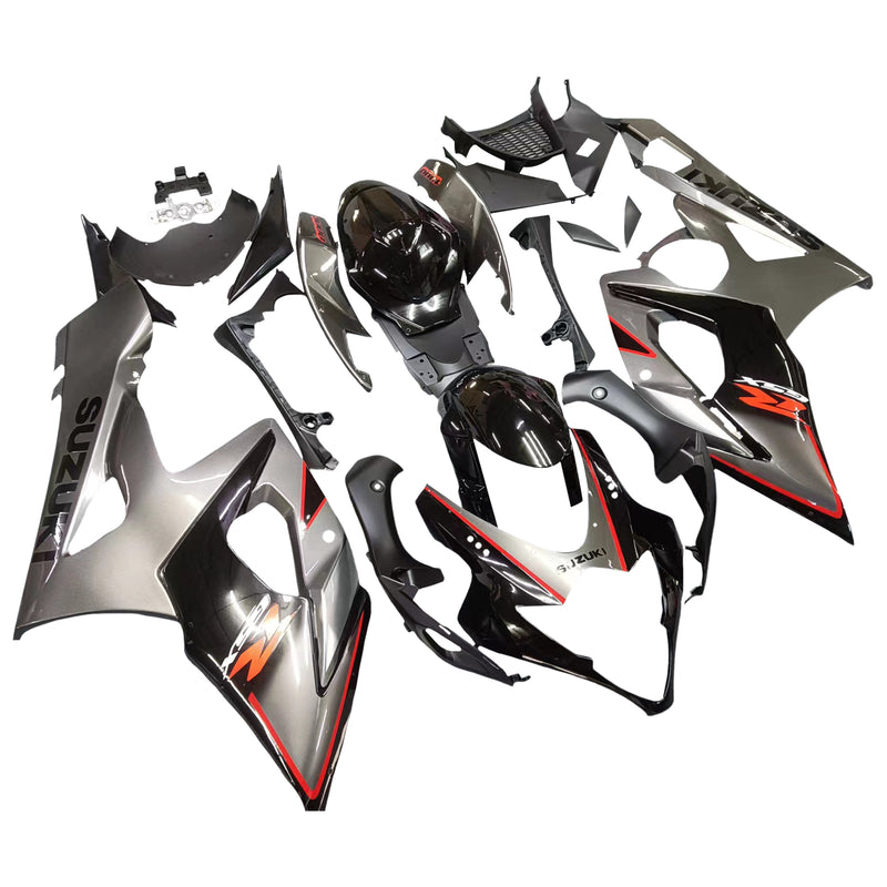 Fairings 2005-2006 Suzuki GSXR 1000 Silver & Black GSXR  Generic