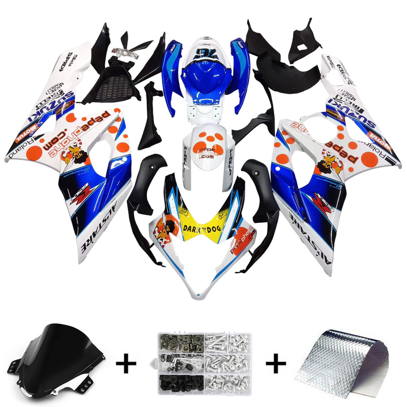 Fairings 2005-2006 Suzuki GSXR 1000 Multi-Color pepephone Racing Generic