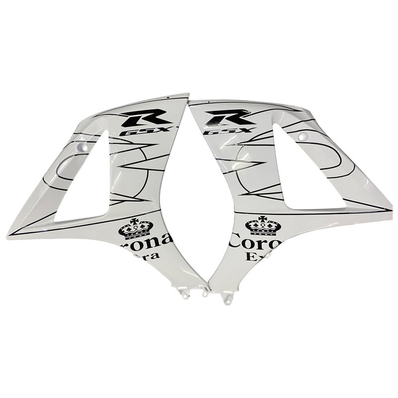 Fairings 2007-2008 Suzuki GSXR 1000 White Black Alstare  Generic